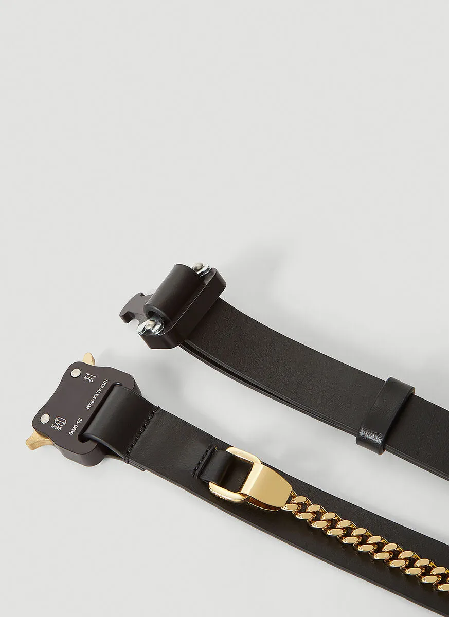 1017 ALYX 9SM Chain-Embellished Rollercoaster Belt