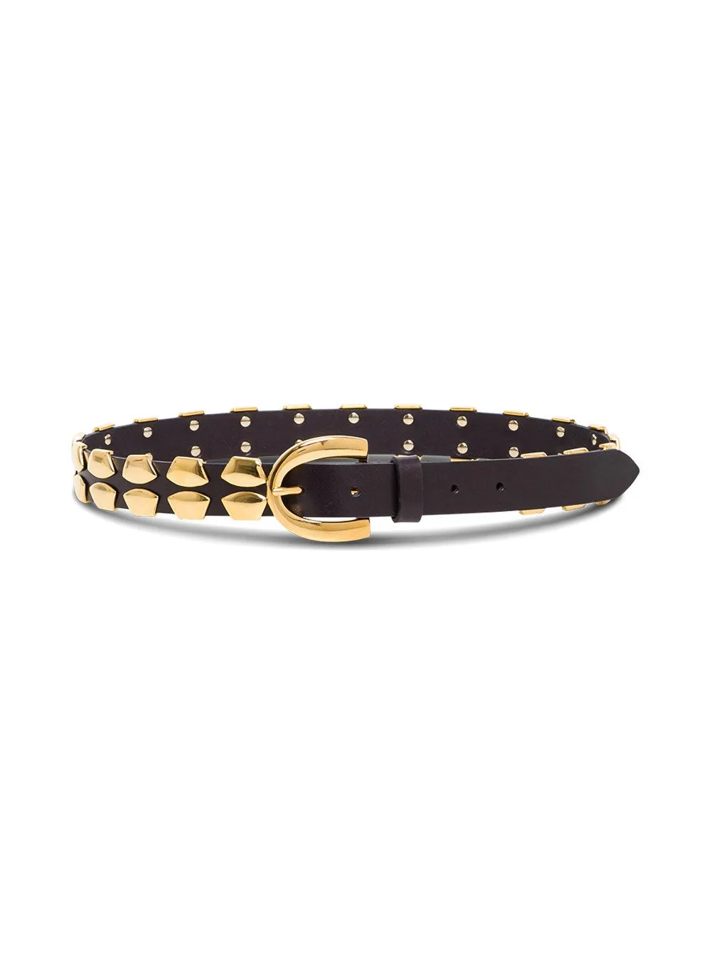 Alberta Ferretti Stud Embellished Buckle Belt