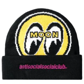 Anti Social Social Club - X Mooneyes Headrush Beanie Hat - Black