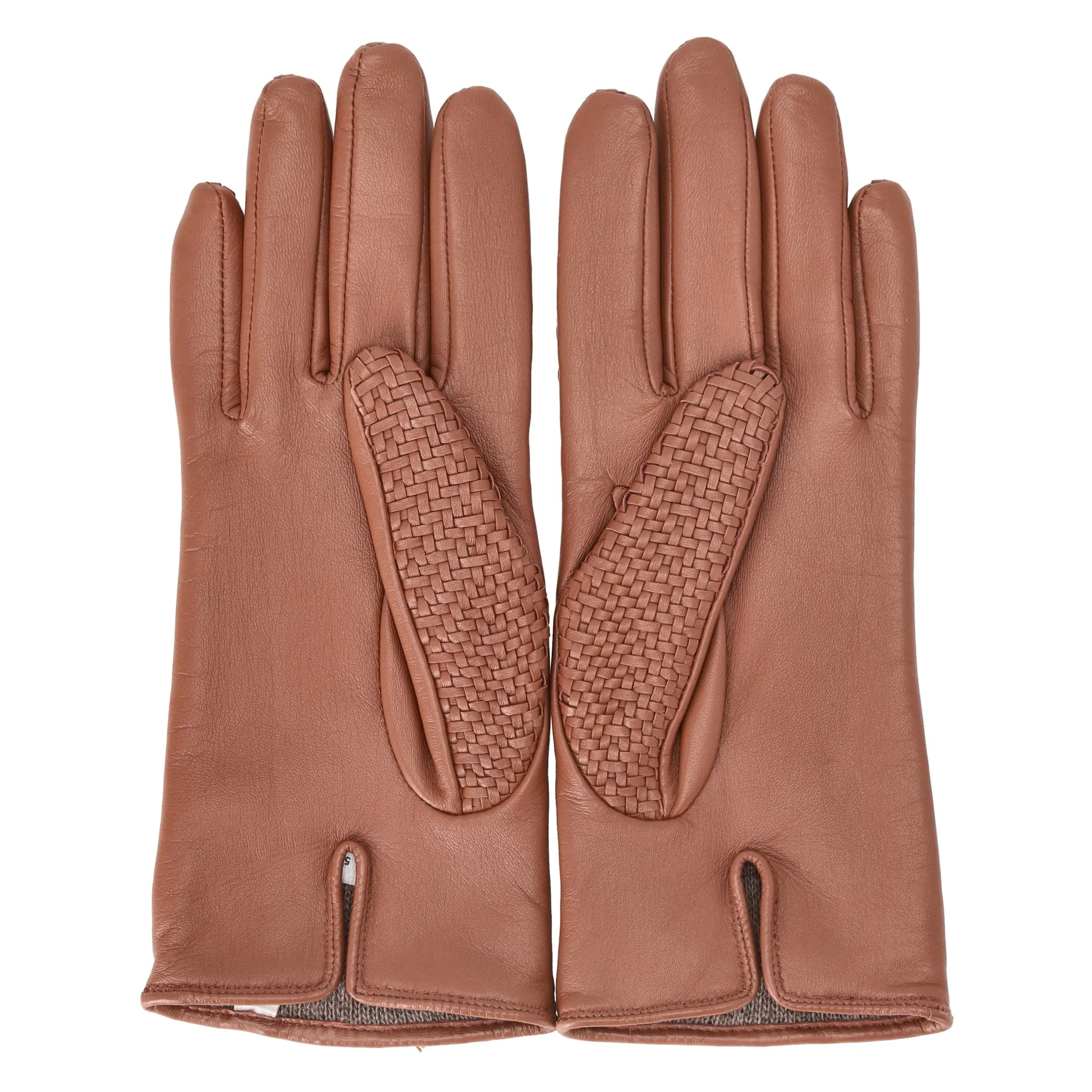 Aspinal Of London Woven Leather Gloves