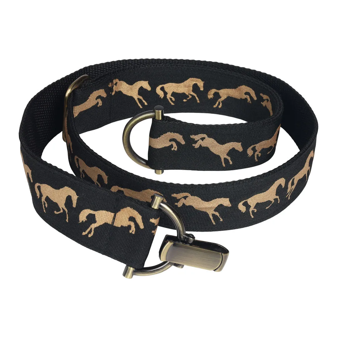 AWST Int'l Lila Jumping Horses Belt