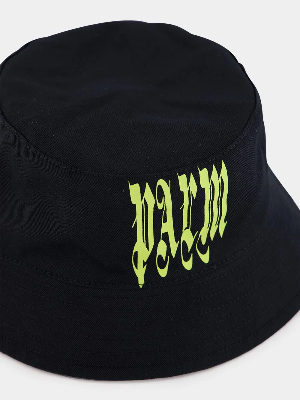 Black Gothic Logo Bucket Hat