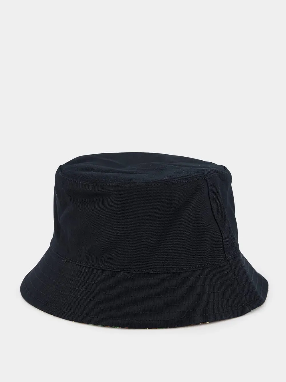 Black Gothic Logo Bucket Hat