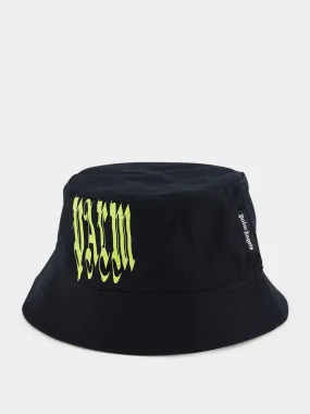 Black Gothic Logo Bucket Hat