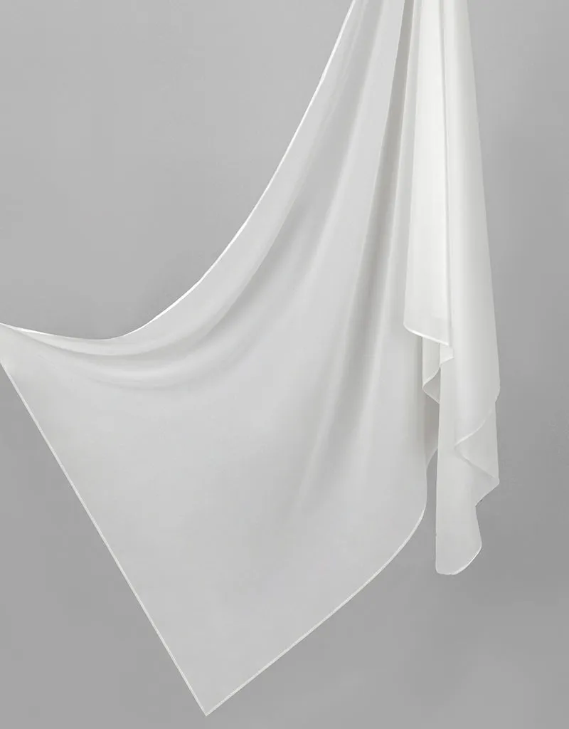 Chiffon Shawl - Shades of White