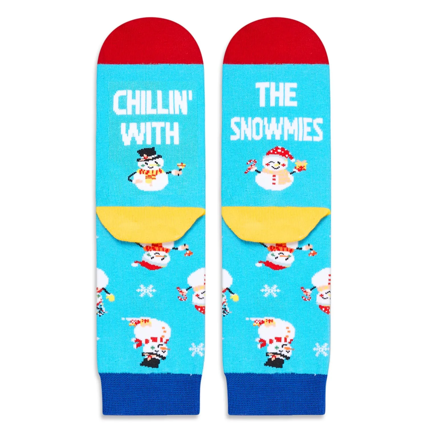 Christmas Gifts Stocking Socks for Girl Boy- Snowman Socks Xmas Stocking Stuffers for Kids 10-12 Years