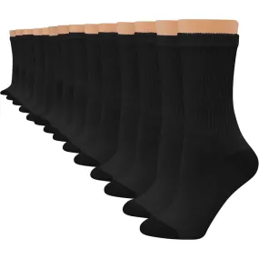 Crew Soft Moisture Wicking Toe Socks Pack Of 14