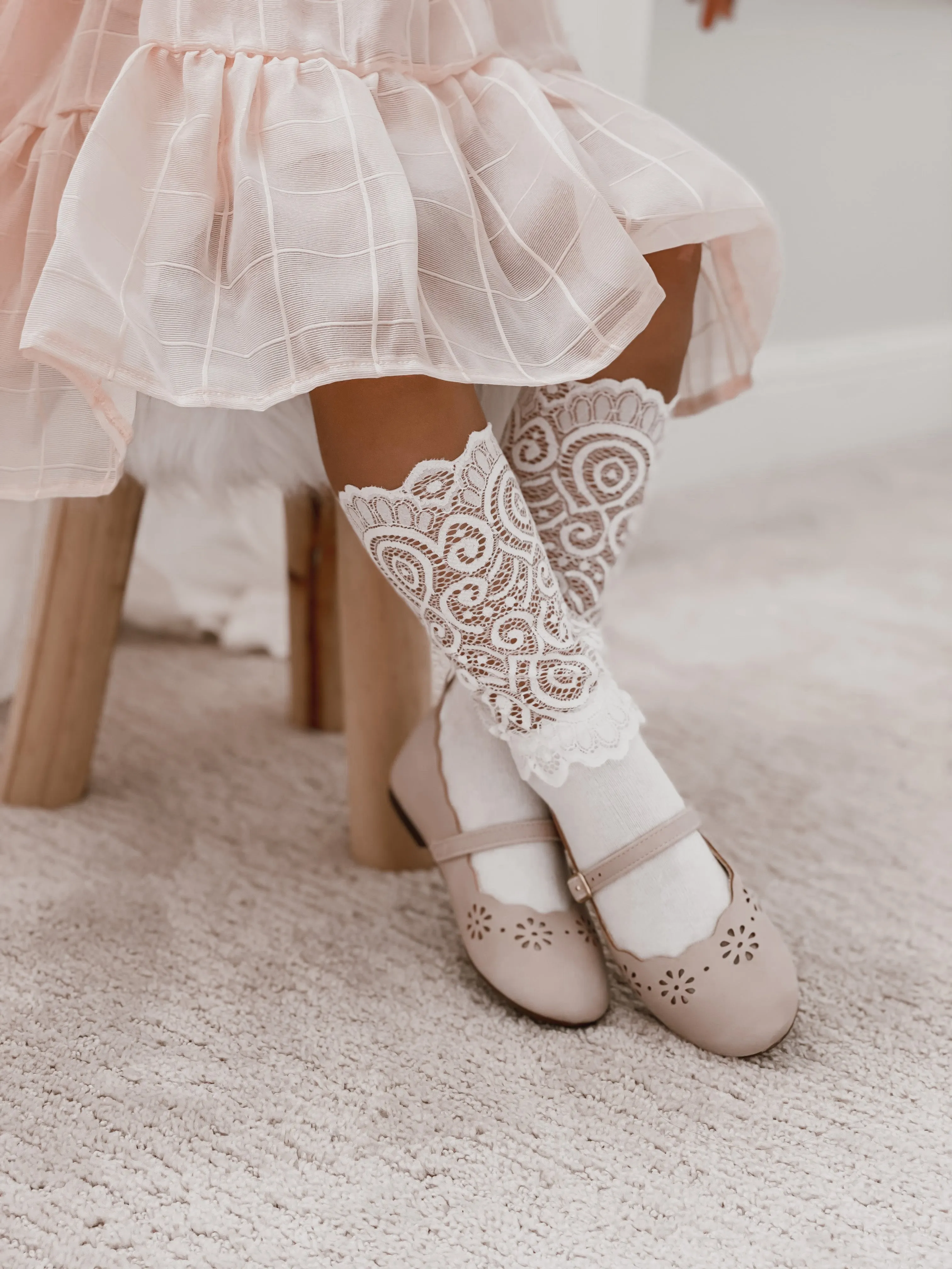 Delicate Lace Socks