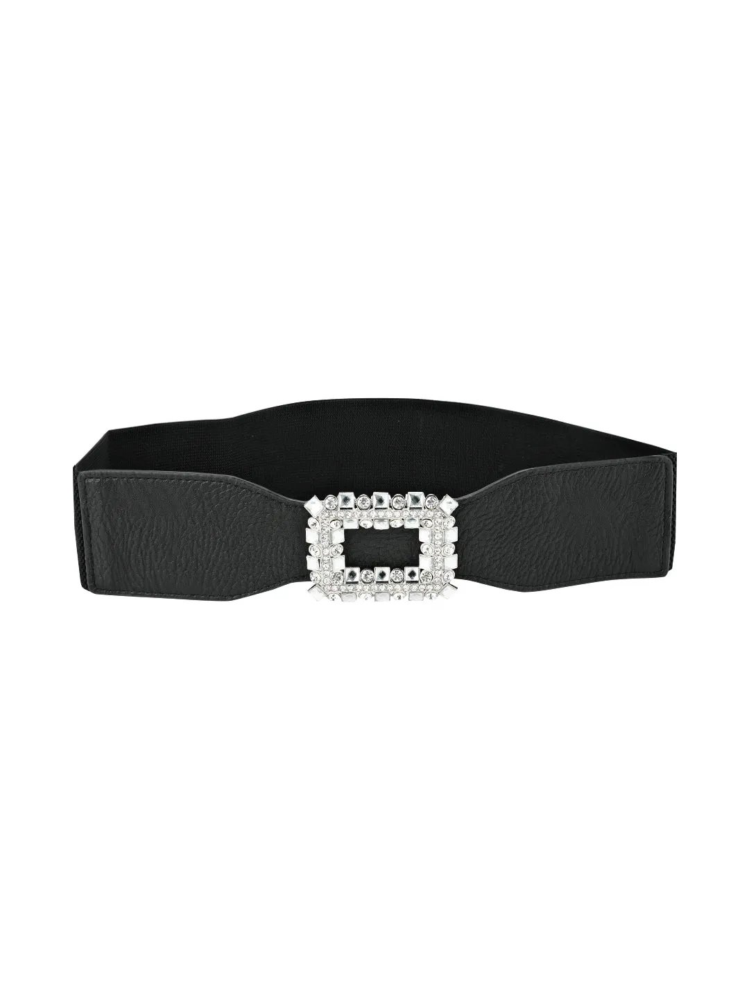 Embellished Buckle Broad Belt