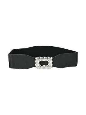 Embellished Buckle Broad Belt