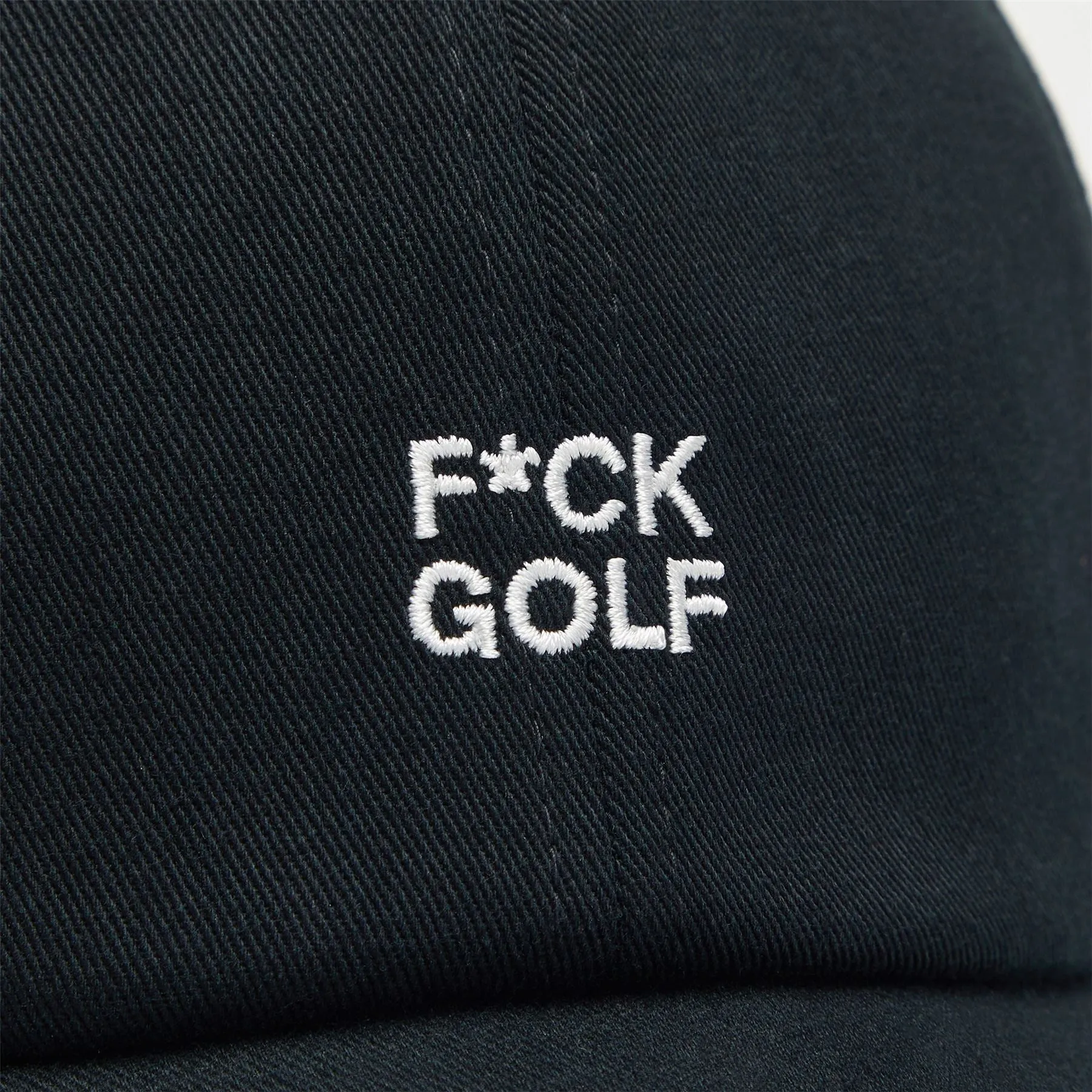 F*ck Golf Cotton Snapback Cap Onyx - 2024