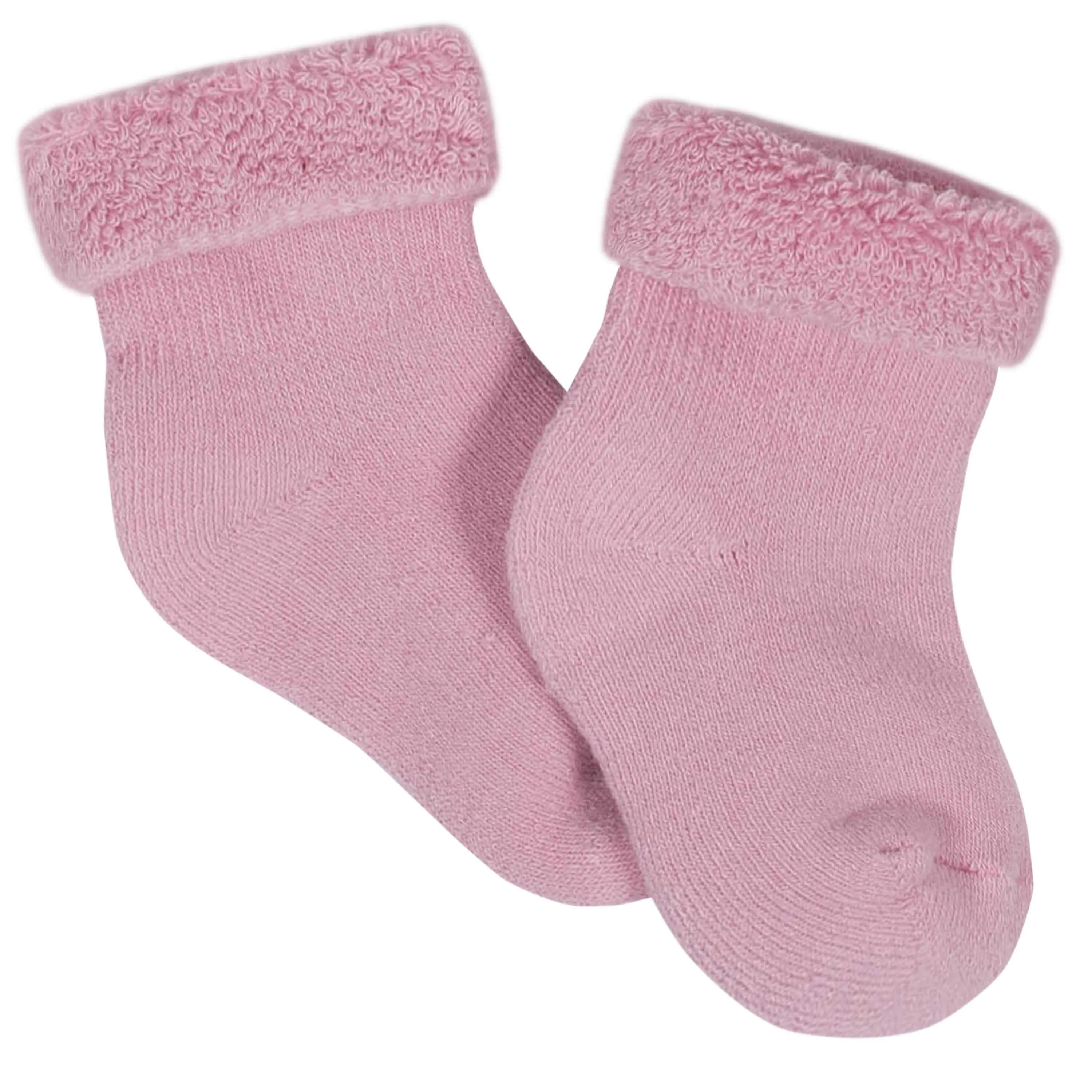 Gerber® 6-Pack Baby Girls Princess Wiggle-Proof® Terry Bootie Socks