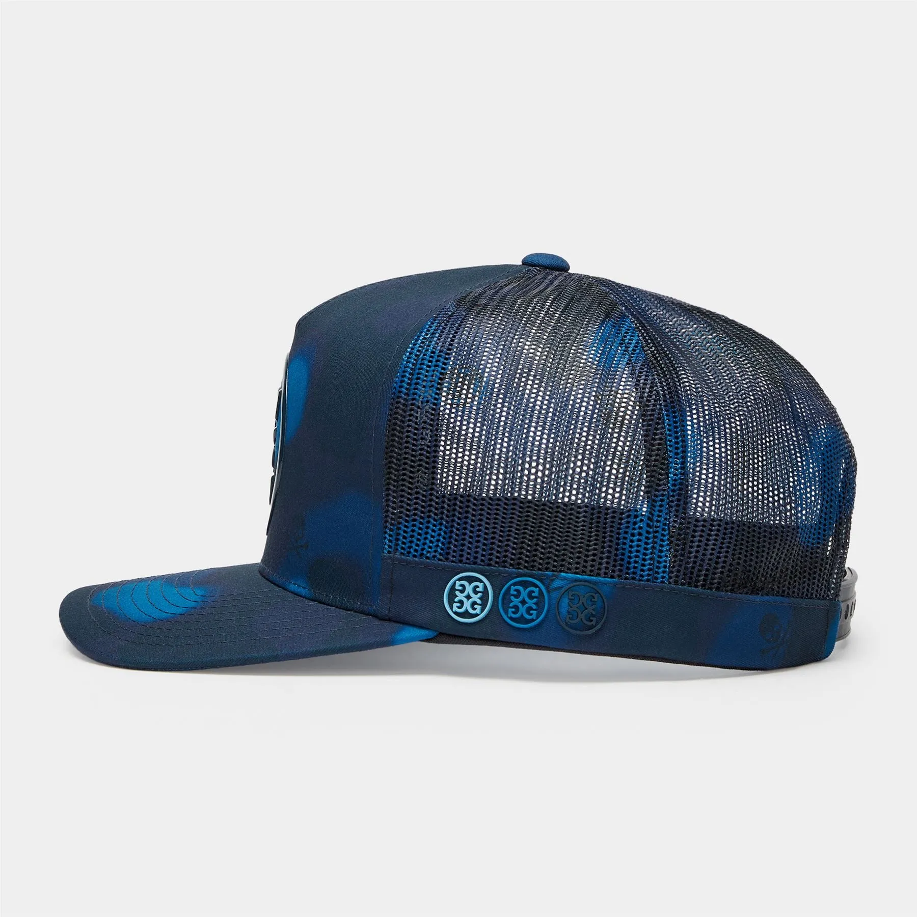 Icon Blur Camo Cotton Twill Trucker Cap Twilight - AW24