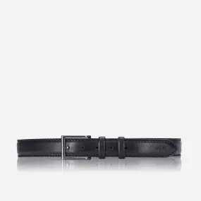 Jekyll & Hide LA Black Leather Belt in Black