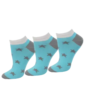 Kids Cotton Soft Breathable Low Cut Socks (Pack of 3-pairs)