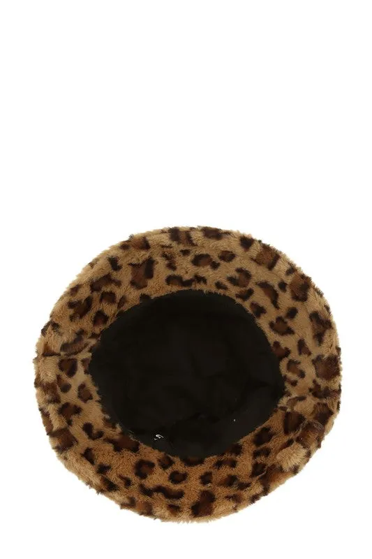 Leopard Print Trendy Bucket Hat