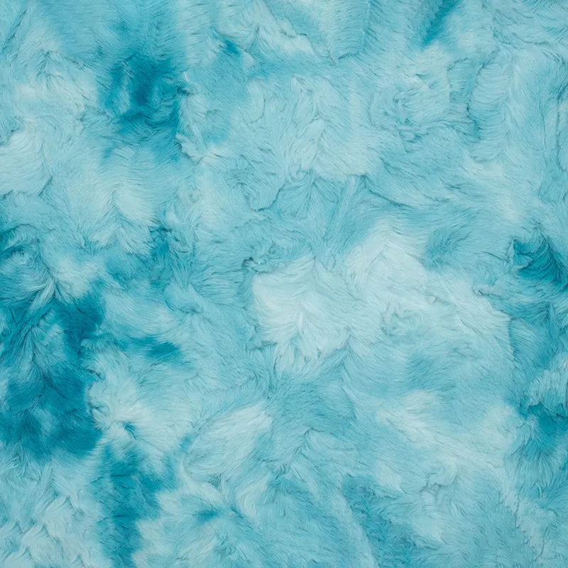 Luxe Cuddle® - Galaxy Aqua Sea Minky Yardage