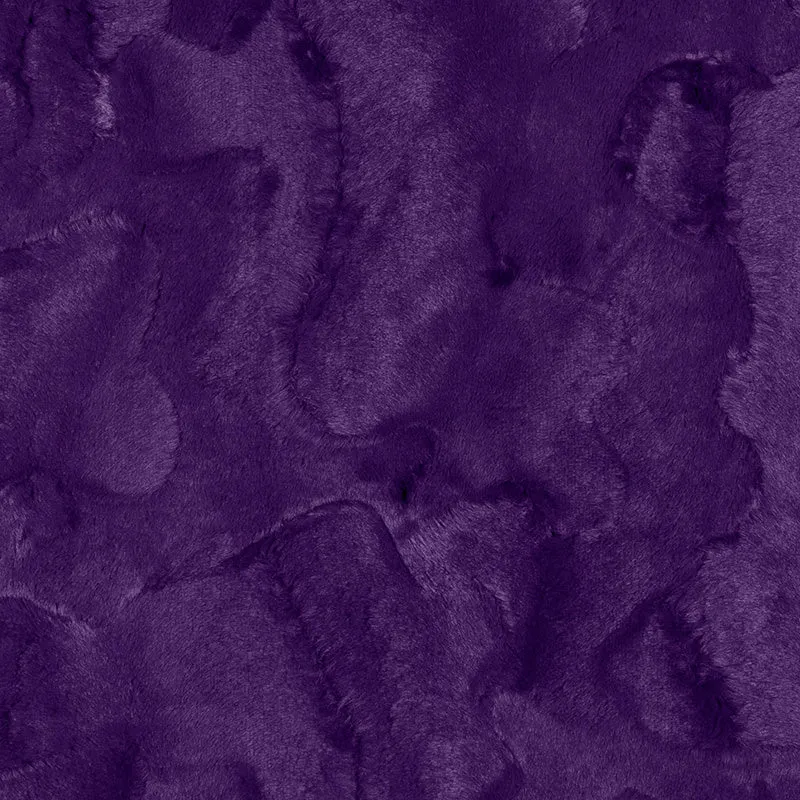 Luxe Cuddle® - Hide Eggplant Minky Yardage