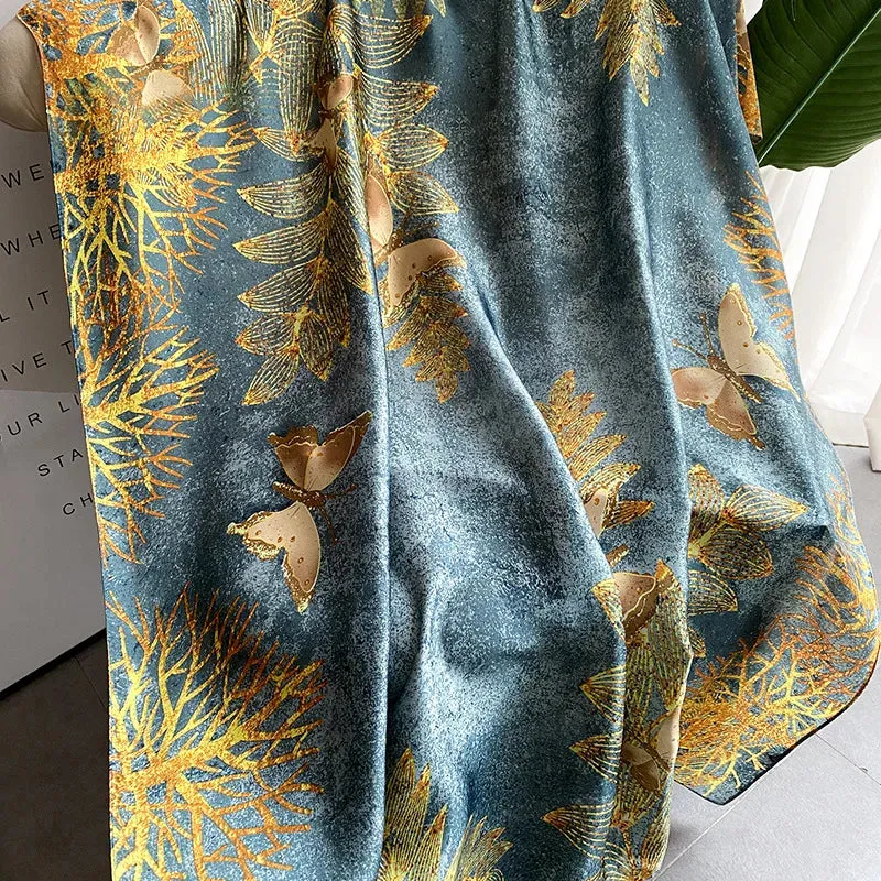 Luxury Design Silk Scarf 85x180cm