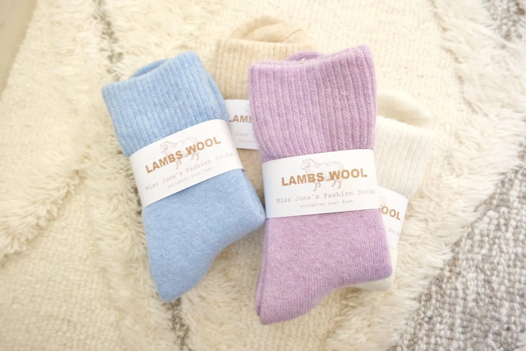 Miss June’s| 1 Pair Wool blended socks|winter| Warm | Soft | High quality| Gift idea | Thanksgiving |women’s socks| Cozy