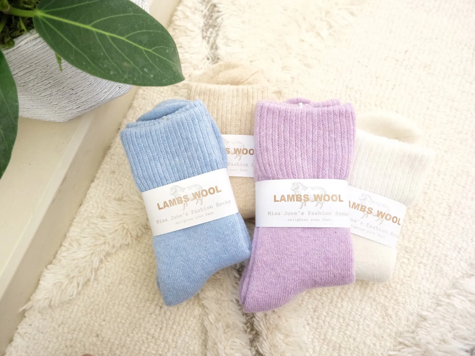 Miss June’s| 1 Pair Wool blended socks|winter| Warm | Soft | High quality| Gift idea | Thanksgiving |women’s socks| Cozy