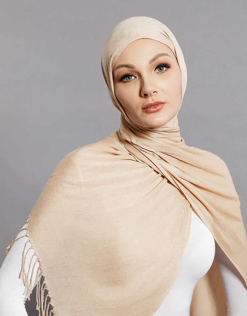 Modelle Twisted Scarves - Shades of Light Nude