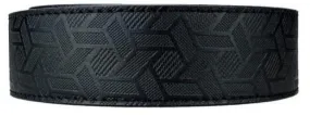 Nexbelt Grid Black Precisefit Embossed Leather Strap