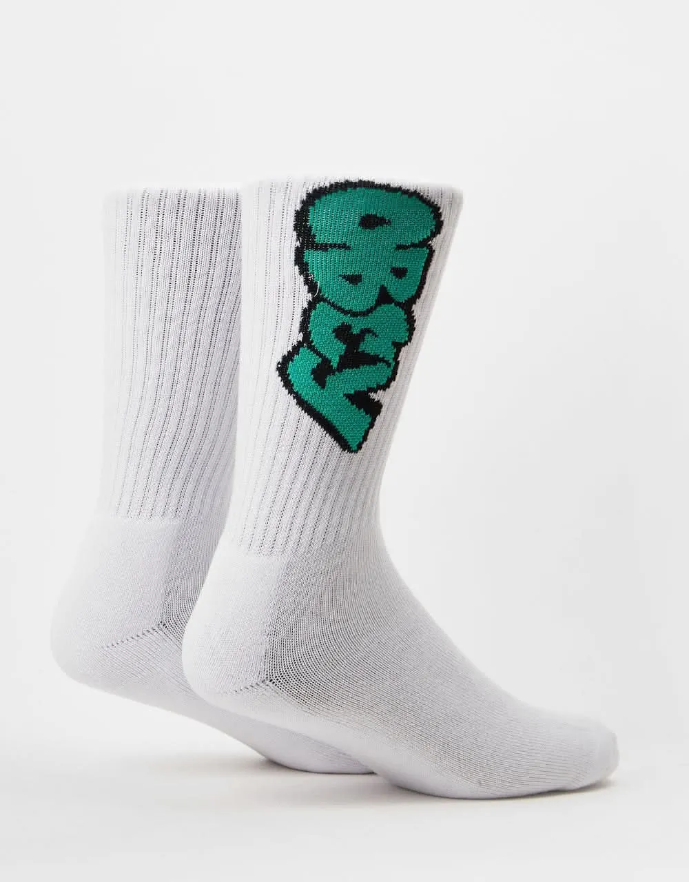 Obey Merton Socks - White