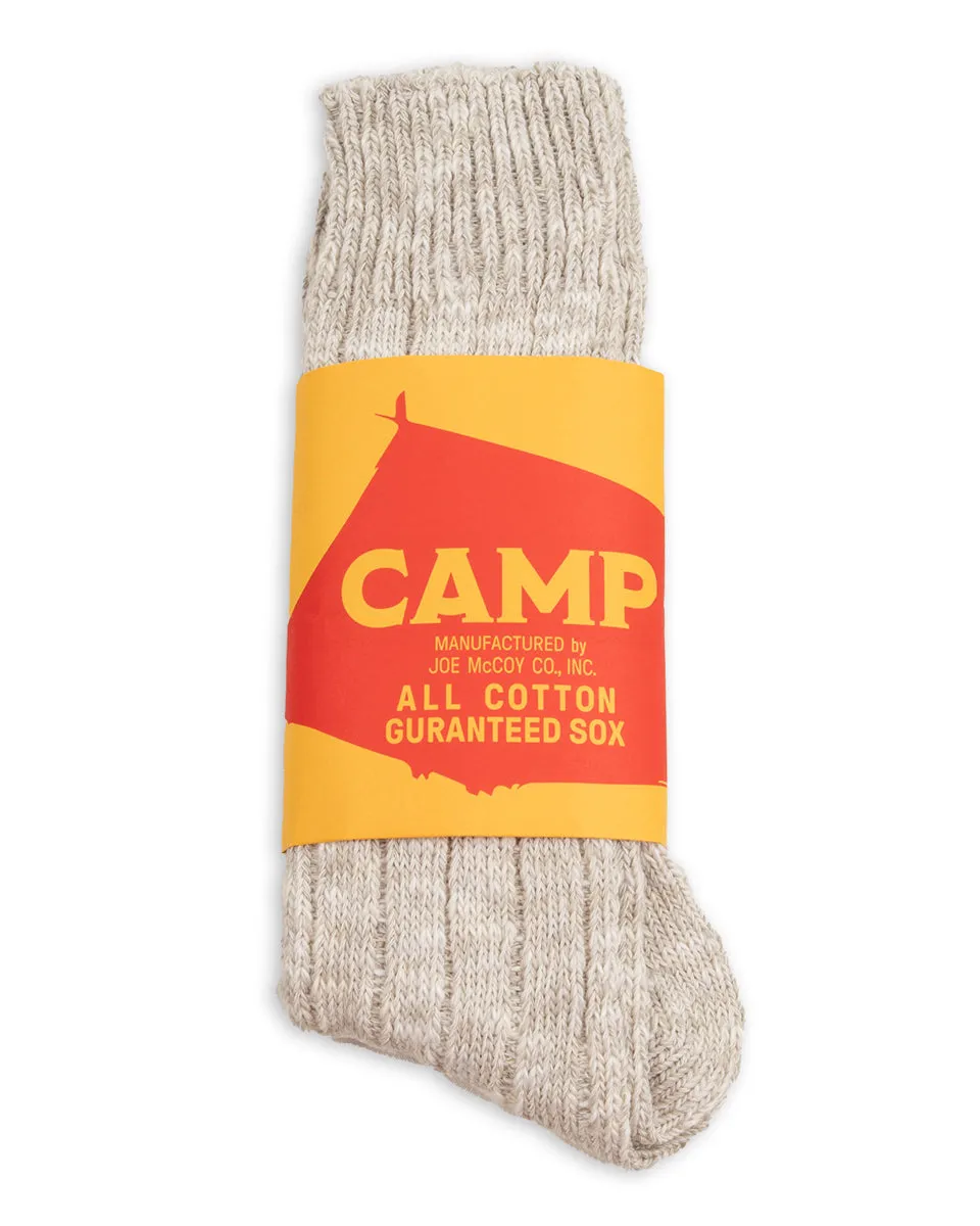 Outdoor Socks 'Camp' - Snow Gray