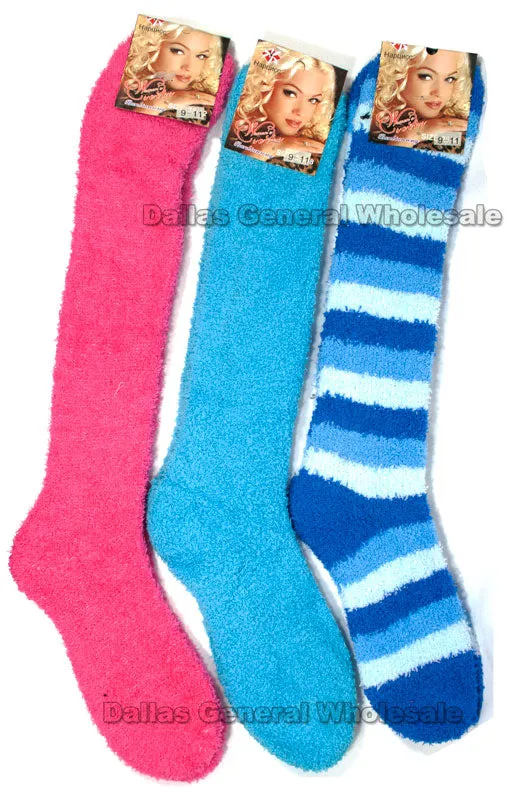 Over Knee Fuzzy Socks Wholesale