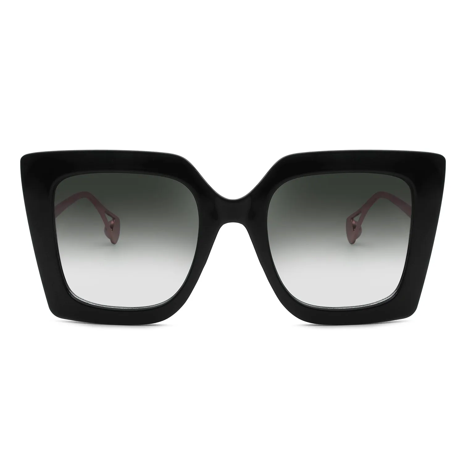 Oversized Cat Eye Ladies Sunglasses with Pearl Detail