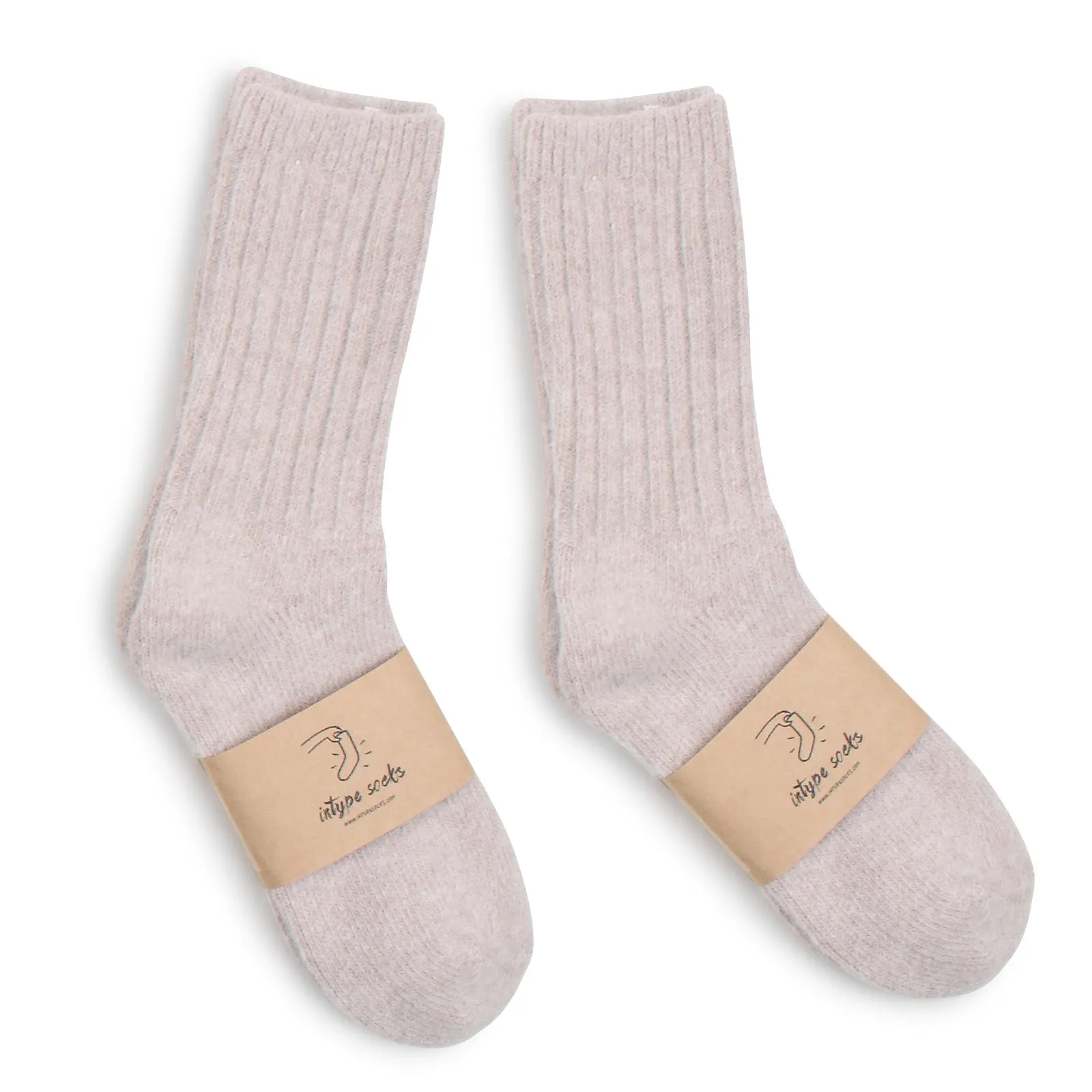 Pastel Soft Angora Crew Socks YE59