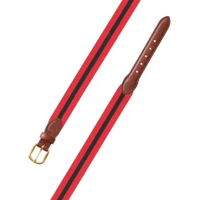 Red & Black Belgian Surcingle Children's Belt