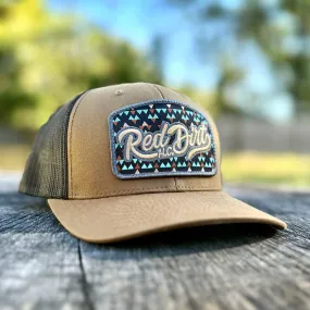 Red Dirt Brown & Black Gambler Cap