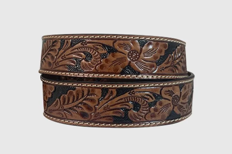 Roper 8648500 Floral Tooled Belt