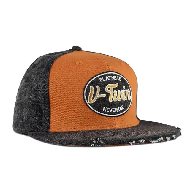 Rusty Pistons Twin Cap Black / Orange