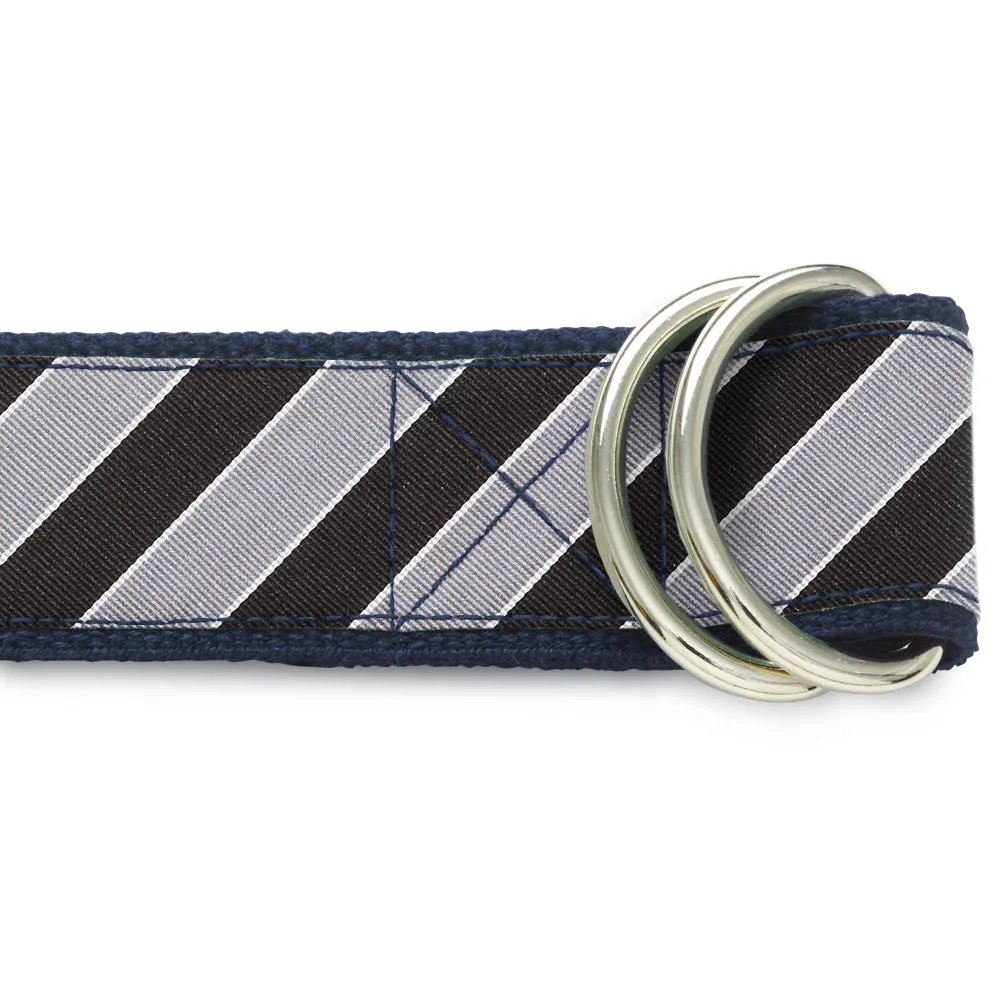 Scholastic Black/Silver - D-Ring Belts