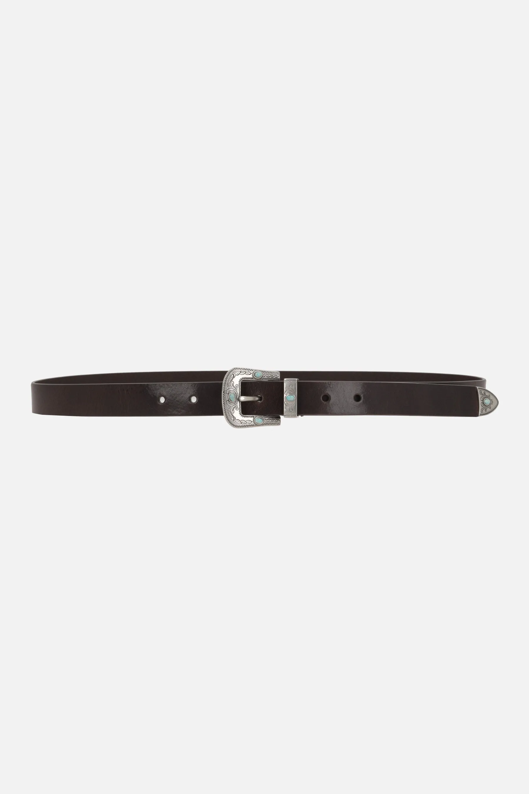 Shiny Leather Belt Accessory