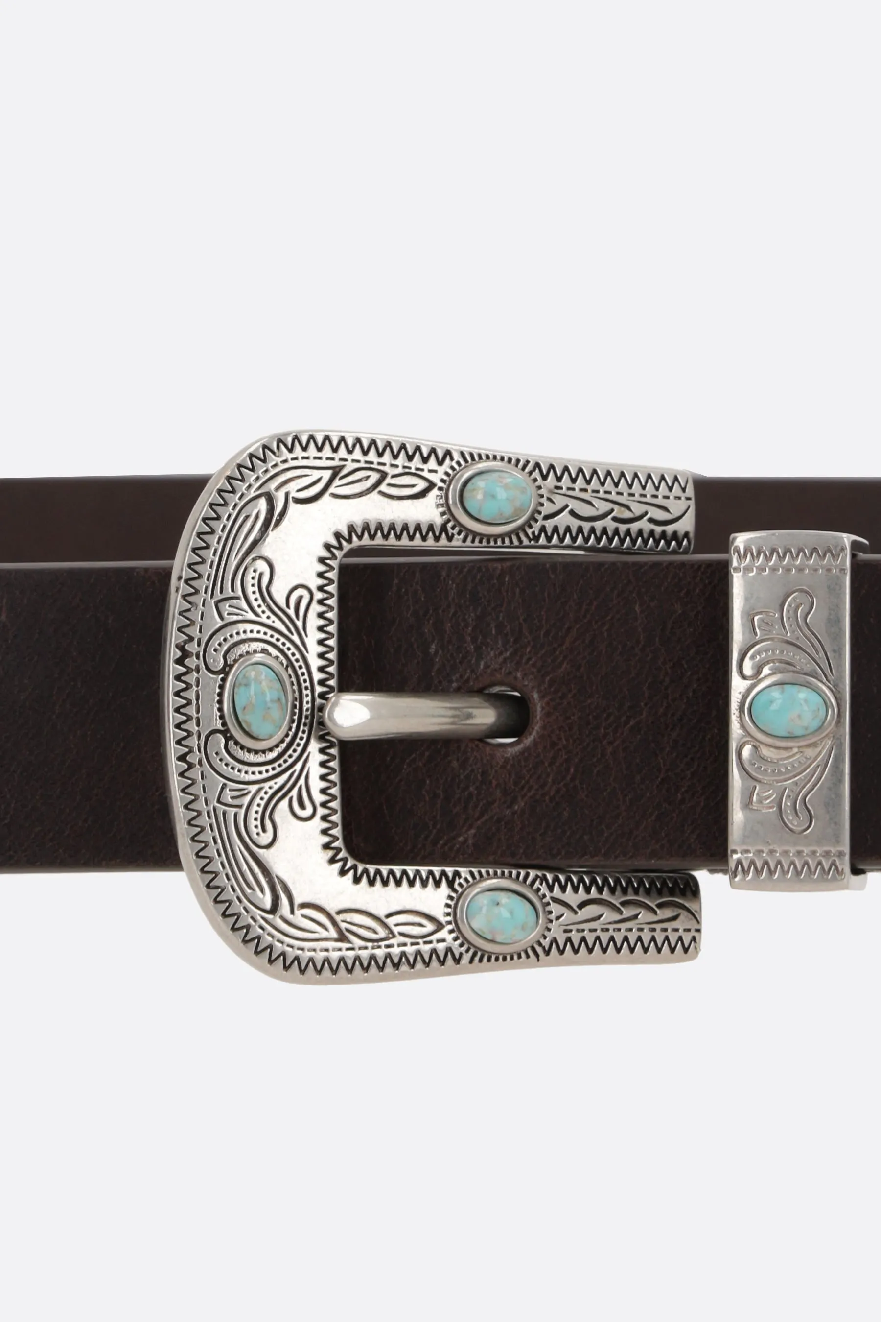 Shiny Leather Belt Accessory