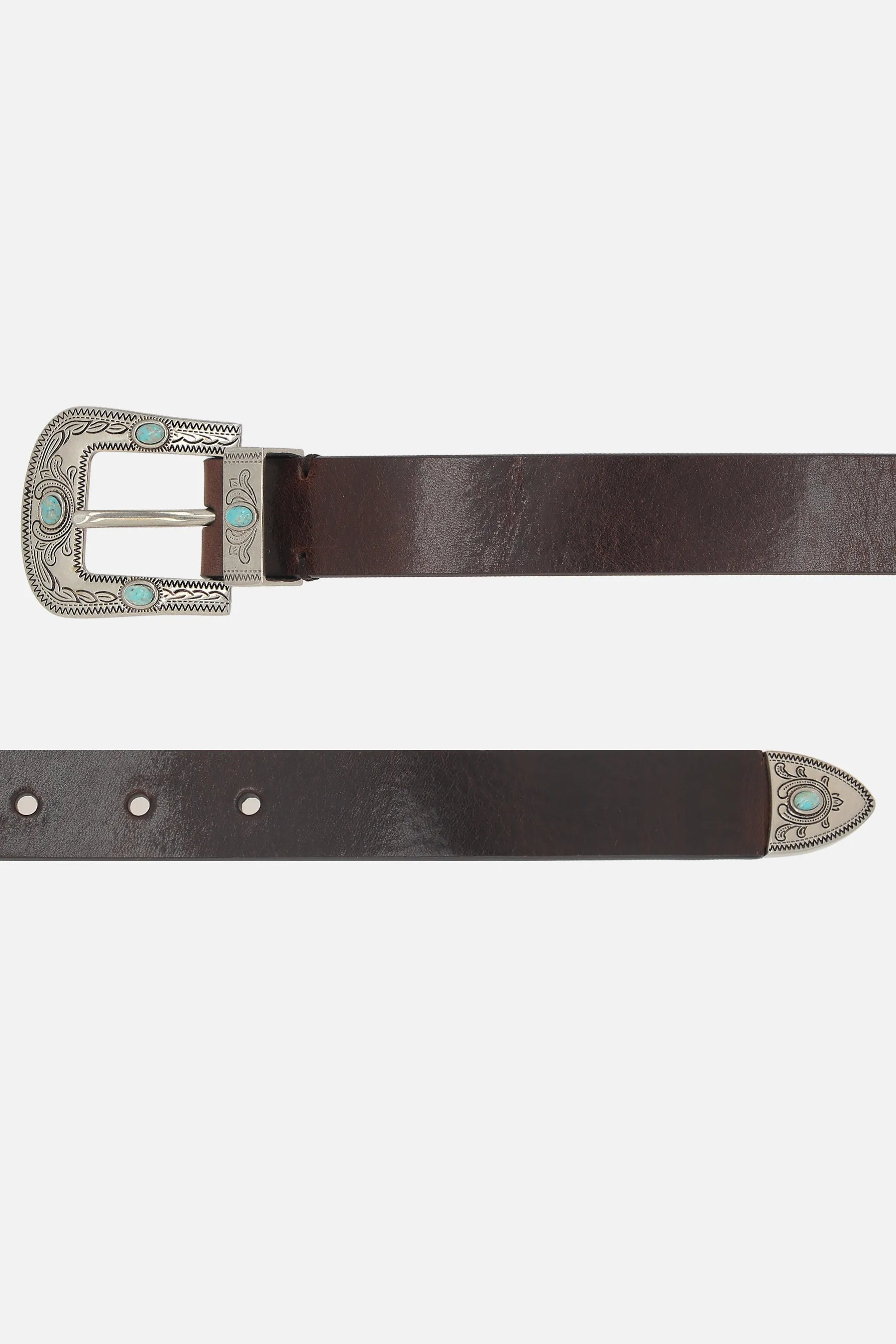 Shiny Leather Belt Accessory