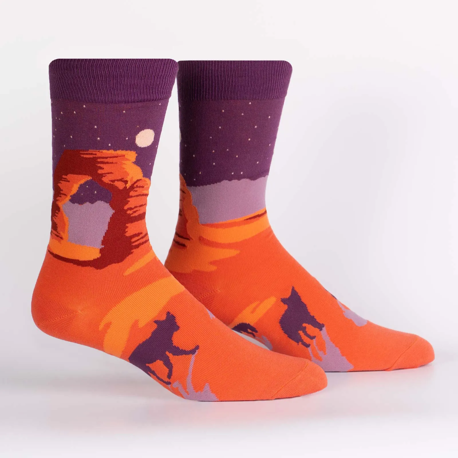 Sock it to Me Delicate Arch Mens Crew Socks