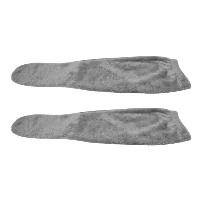 Soft Fluffy Winter Socks for Women in Deep Grey