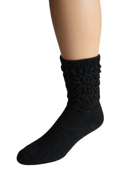 Soft Touch Therapeutic Alpaca Slouchy Socks