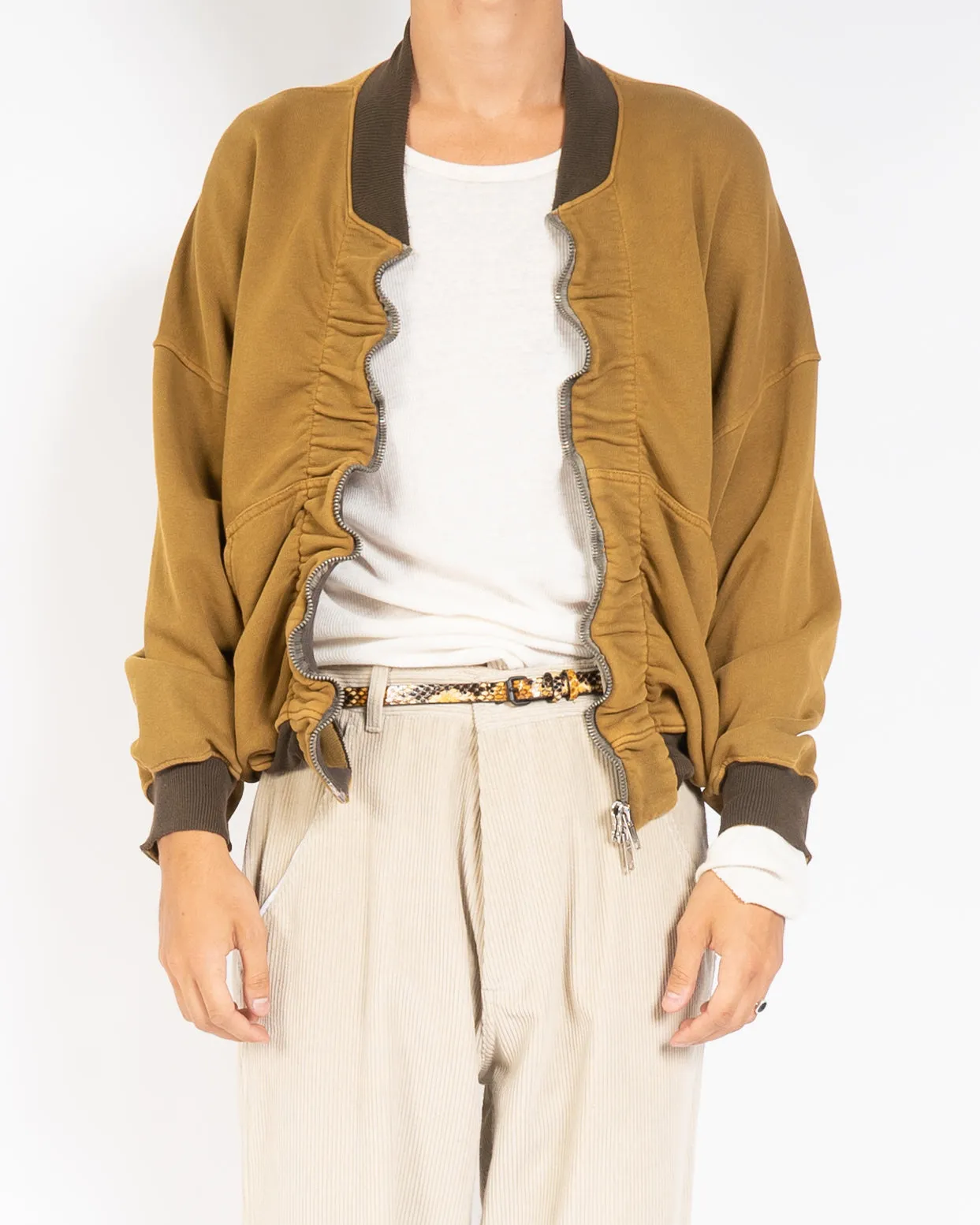 SS15 Rutched Brown Perth Bomber