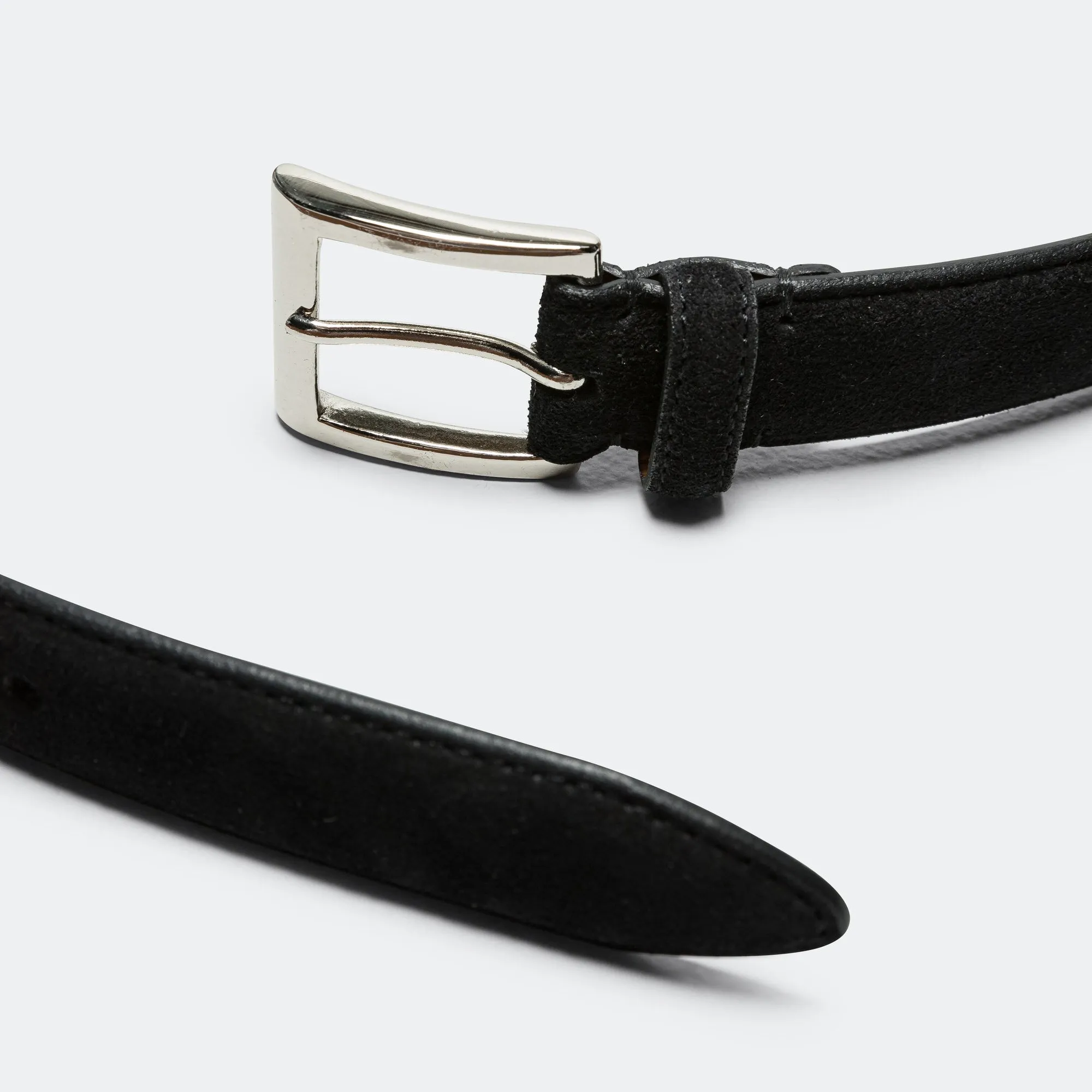 Suede Belt - Black