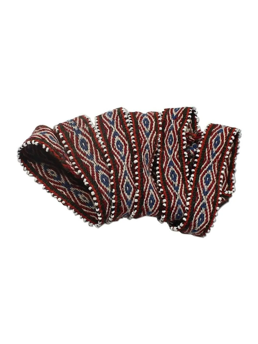 Watana Tie w/Beaded Trim