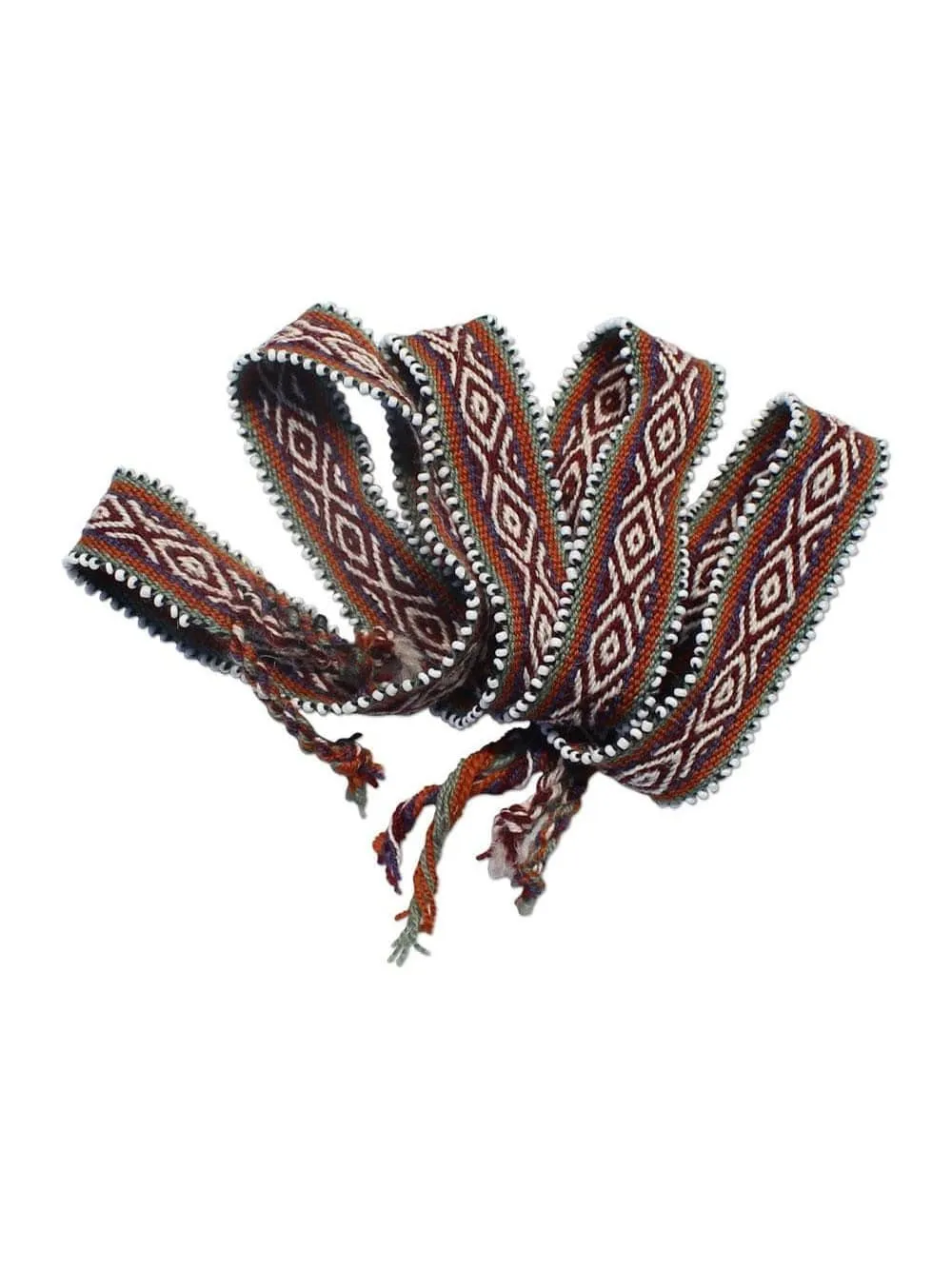 Watana Tie w/Beaded Trim