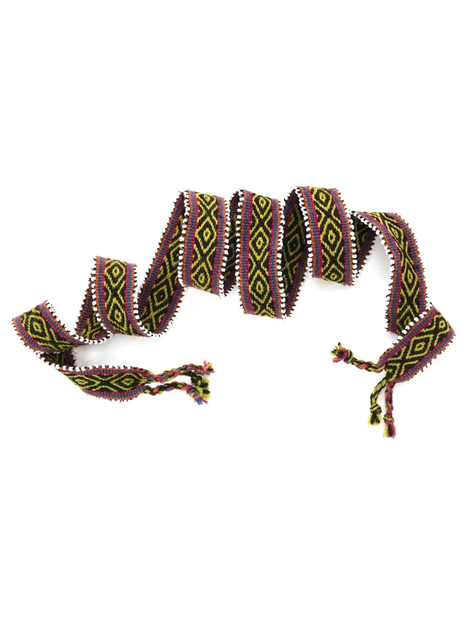 Watana Tie w/Beaded Trim