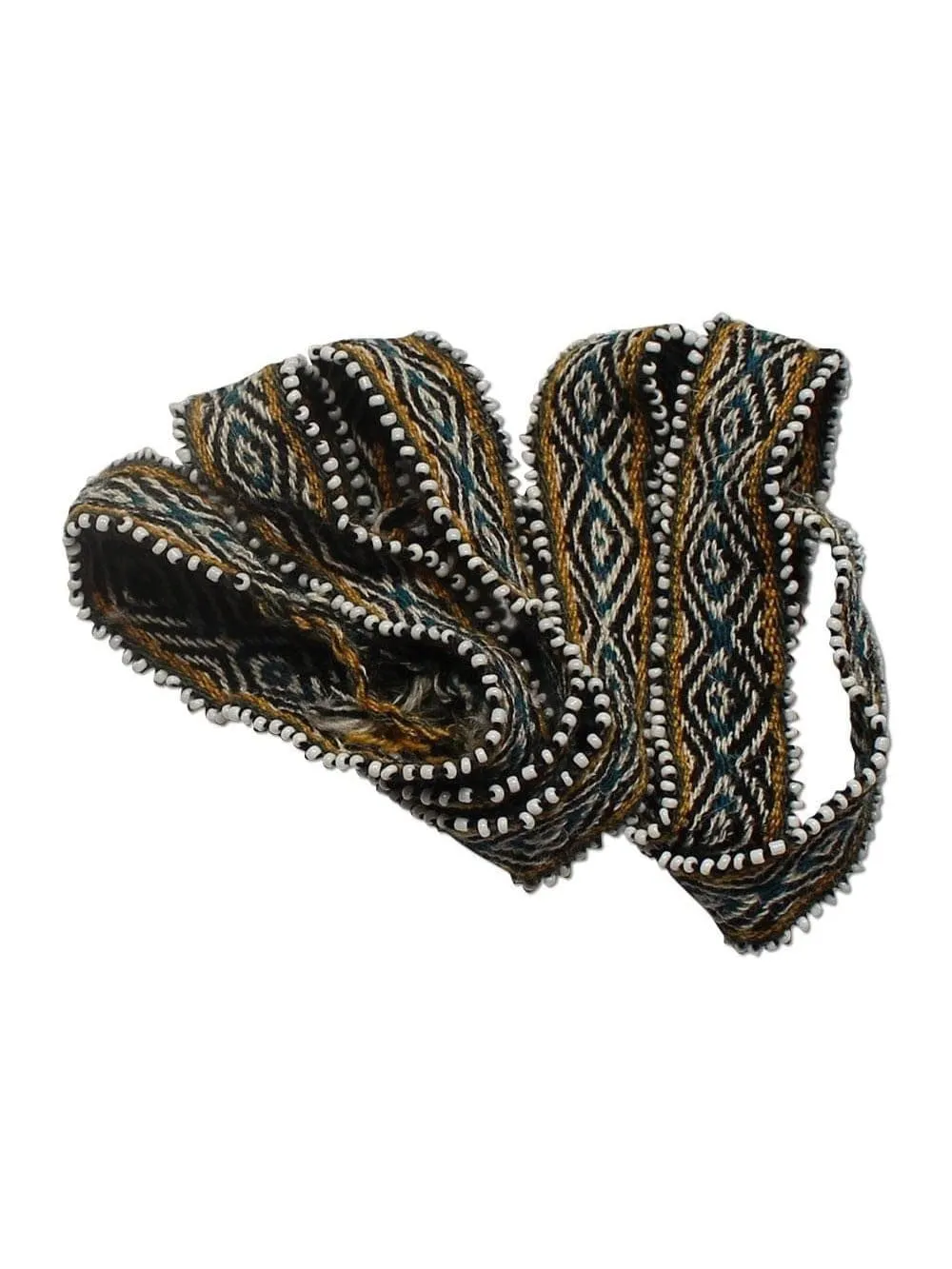 Watana Tie w/Beaded Trim