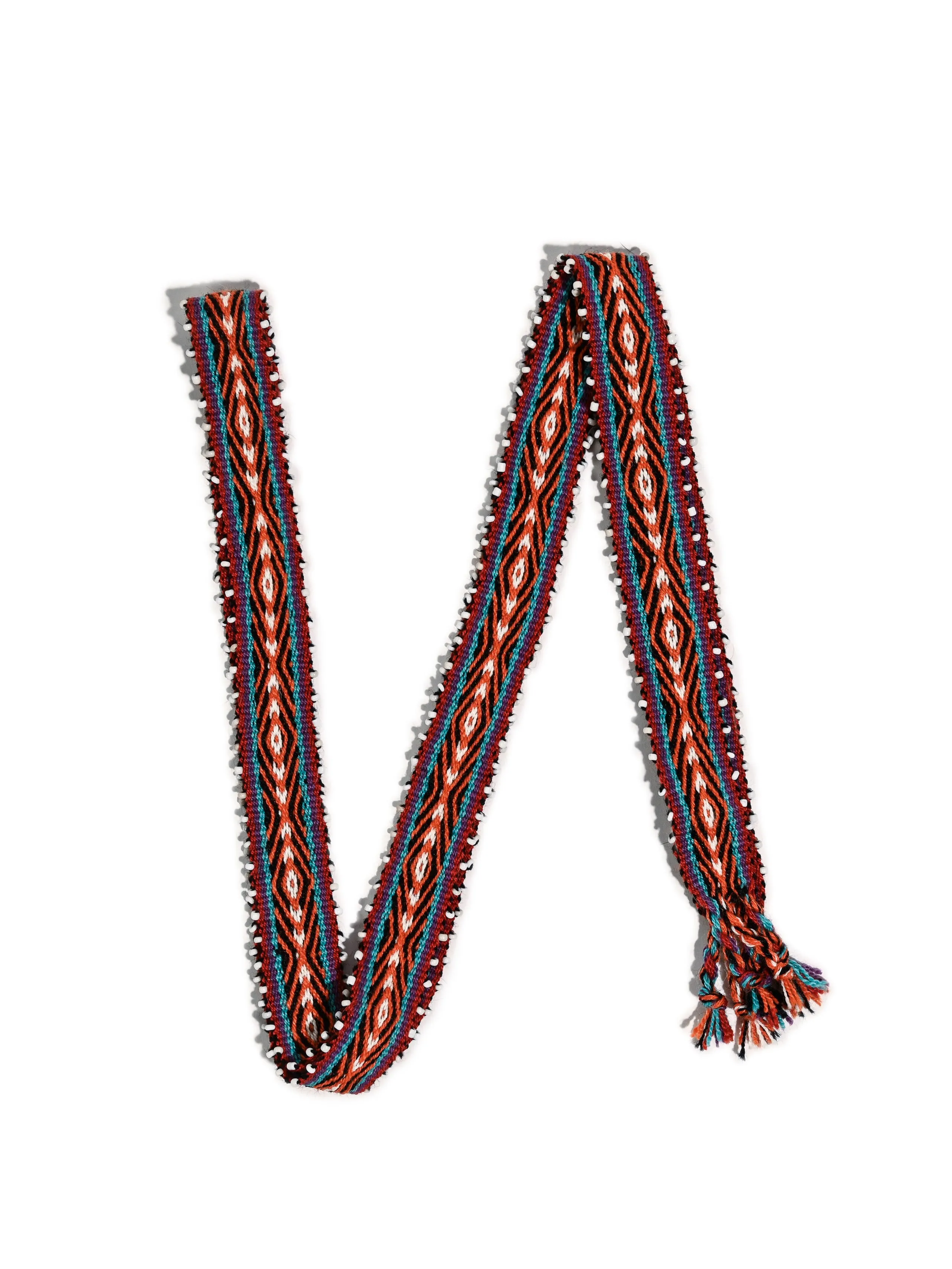 Watana Tie w/Beaded Trim